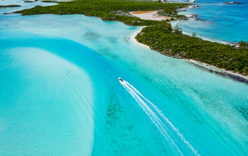 The Exuma Cay's Land and Sea Park in the Bahamas.