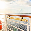 Woman on a cruise ship