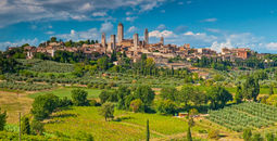 Medieval town of San Gimignano in Tuscany, Italy.