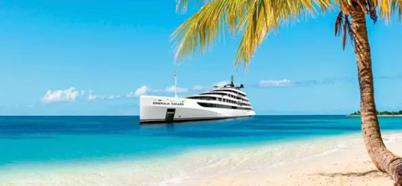 Image: The 100-passenger luxury yacht Emerald Sakara. (Photo Credit: Emerald Cruises)