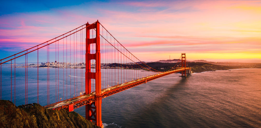 Golden Gate Bridge in San Francisco, California