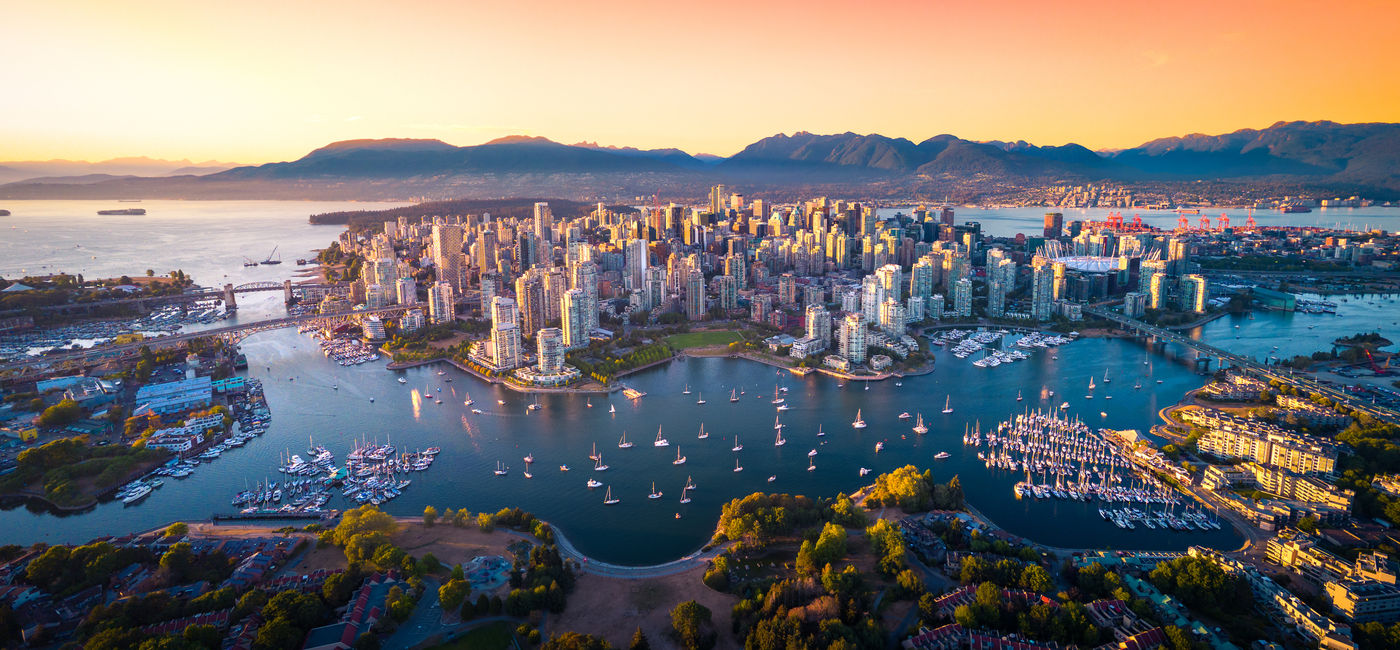 Image: Aerial view of downtown Vancouver skyline (Photo Credit: Adobe Stock / heyengel)