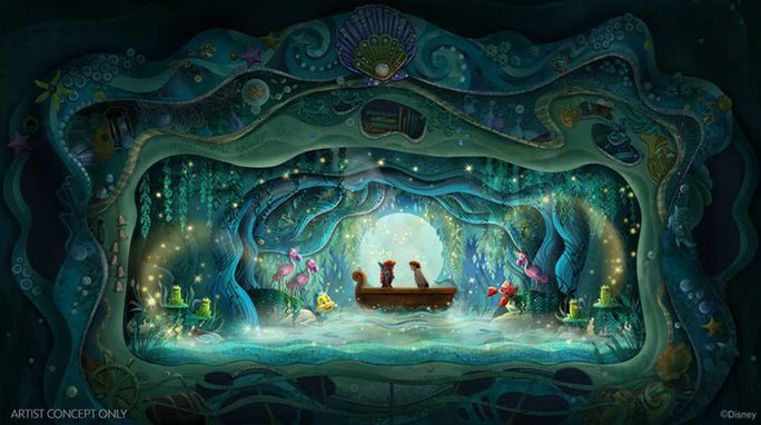 Rendering of The Little Mermaid C A Musical Adventure. Rendering of The Little Mermaid C A Musical Adventure.