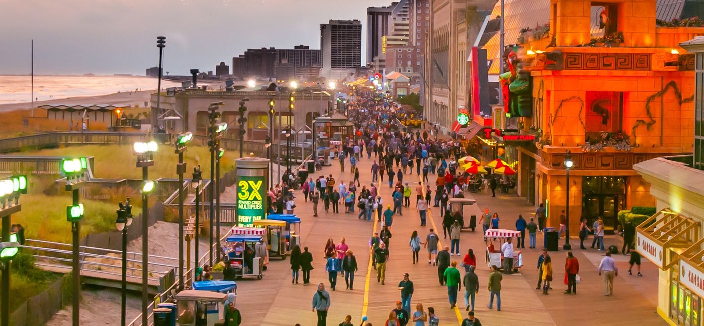 Image: The Atlantic City boardwalkl (Source: Visit Atlantic City)