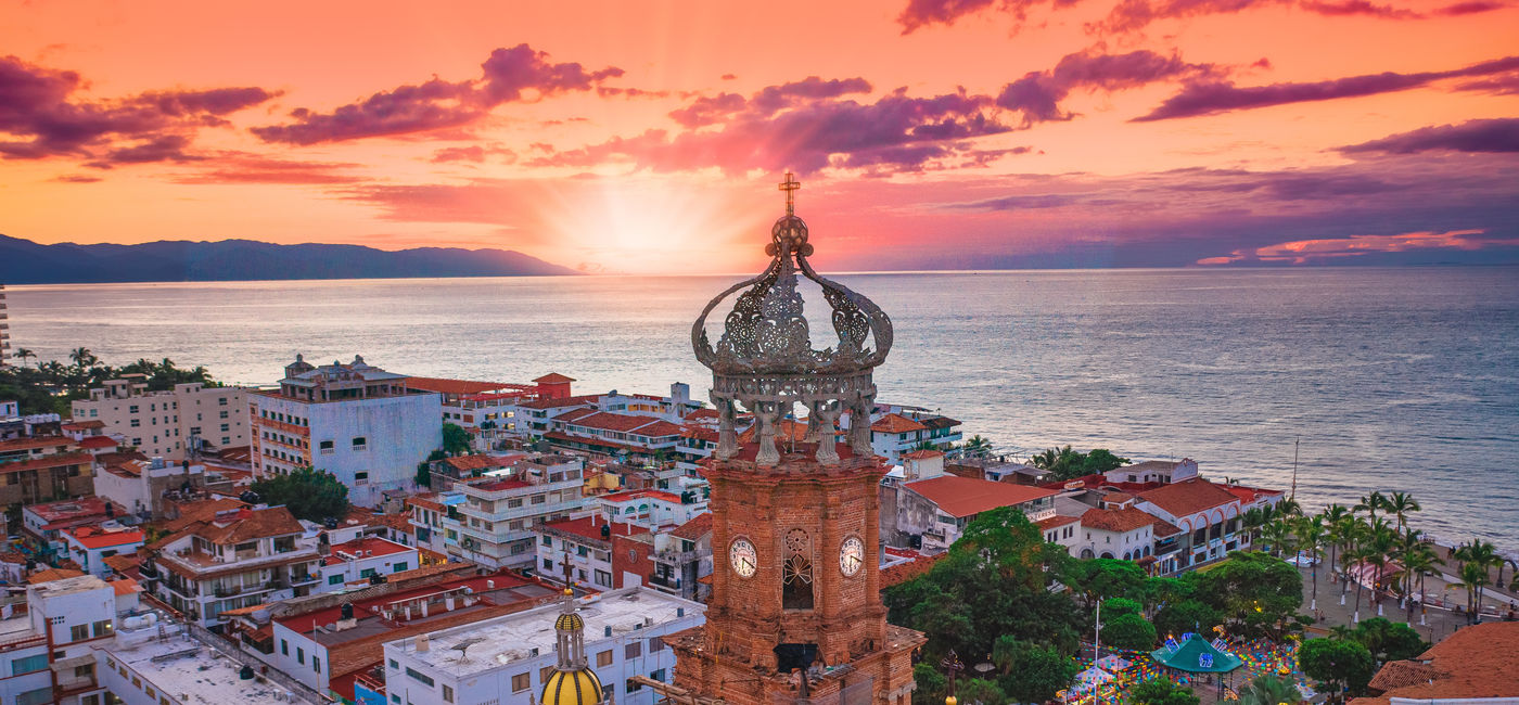 Image: Sunset over Puerto Vallarta (Photo Credit: Alonso Reyes/Adobe Stock)