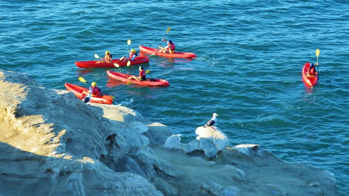 Kayaking the La Jolla Caves Kayaking the La Jolla Caves