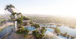 3D Rendering of Therme Group's Islands in the Sky landmark