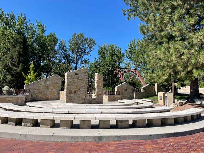 The Idaho Anne Frank Human Rights Memorial in Boise, Idaho The Idaho Anne Frank Human Rights Memorial in Boise, Idaho