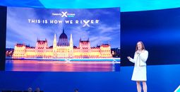 Celebrity Cruises President Laura Hodges Bethge speaks aboard the 2025 President's Cruise.