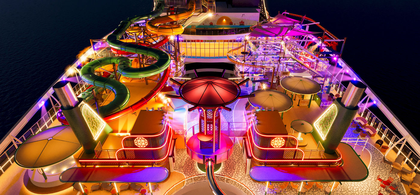 Image: MSC World Asia Harbour Night Draft (Photo Credit: MSC)