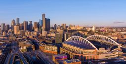 Seattle skyline with Lumen Field