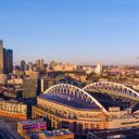 Seattle skyline with Lumen Field