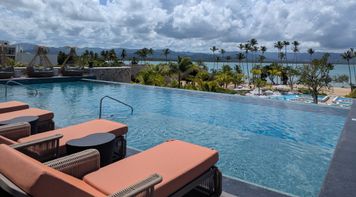 Zemi Miches rooftop pool, dominican republic, caribbean, infinity pool,
