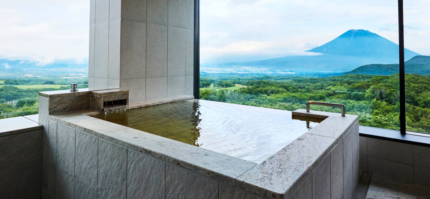 Image: An in-room onsen at the Chalet Ivy Weiss in Japan (Photo Credit: Chalet Ivy Weiss)