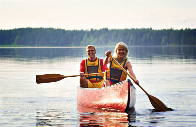 Canoeing in Koli