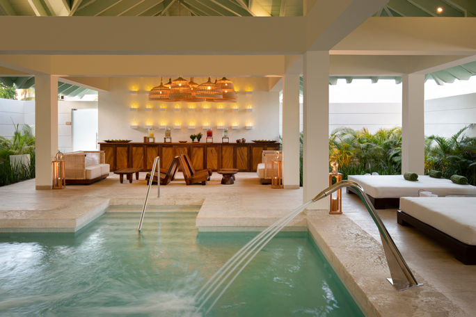 Yhi Spa water ritual at Melia Punta Cana Beach