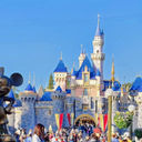 Sleeping Beauty Castle, Partners, Walt Disney, Mickey Mouse, Main Street USA, statues, Disneyland Resort, Anaheim, California, theme parks, amusement parks