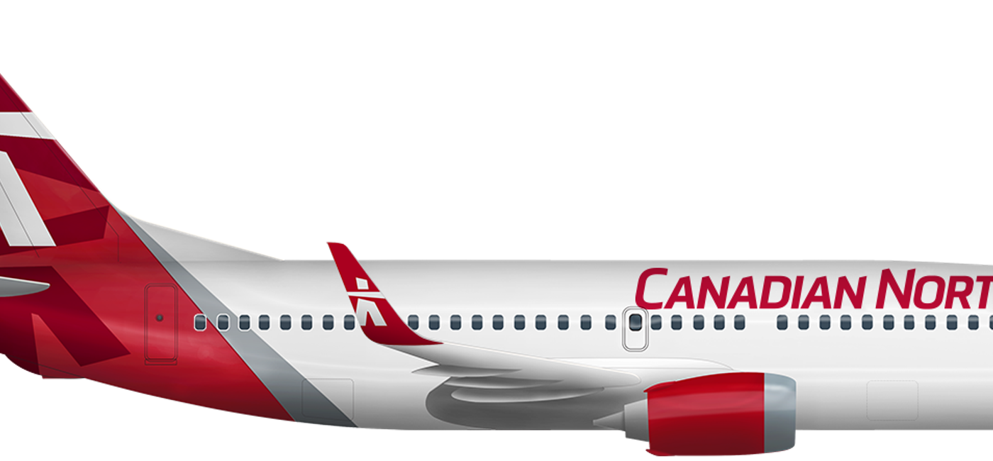 Image: Canadian North has been helping out WestJet with additional flights after 16 WS planes were damaged in a hailstorm at YYC. (Photo Credit: Canadian North)