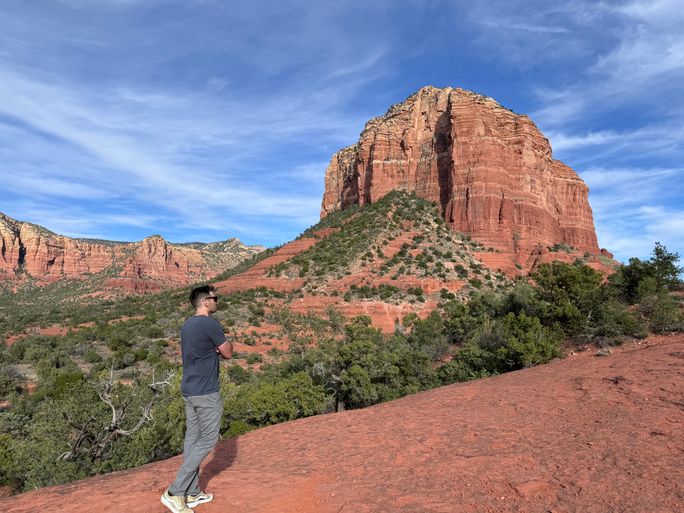 Sedona, Arizona from Bell Rock Sedona, Arizona from Bell Rock