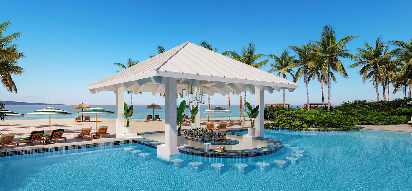 Image: Rendering of the soon to reopen Sandals South Coast (Photo Credit: Sandals Resorts)