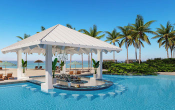 Rendering of the soon to reopen Sandals South Coast