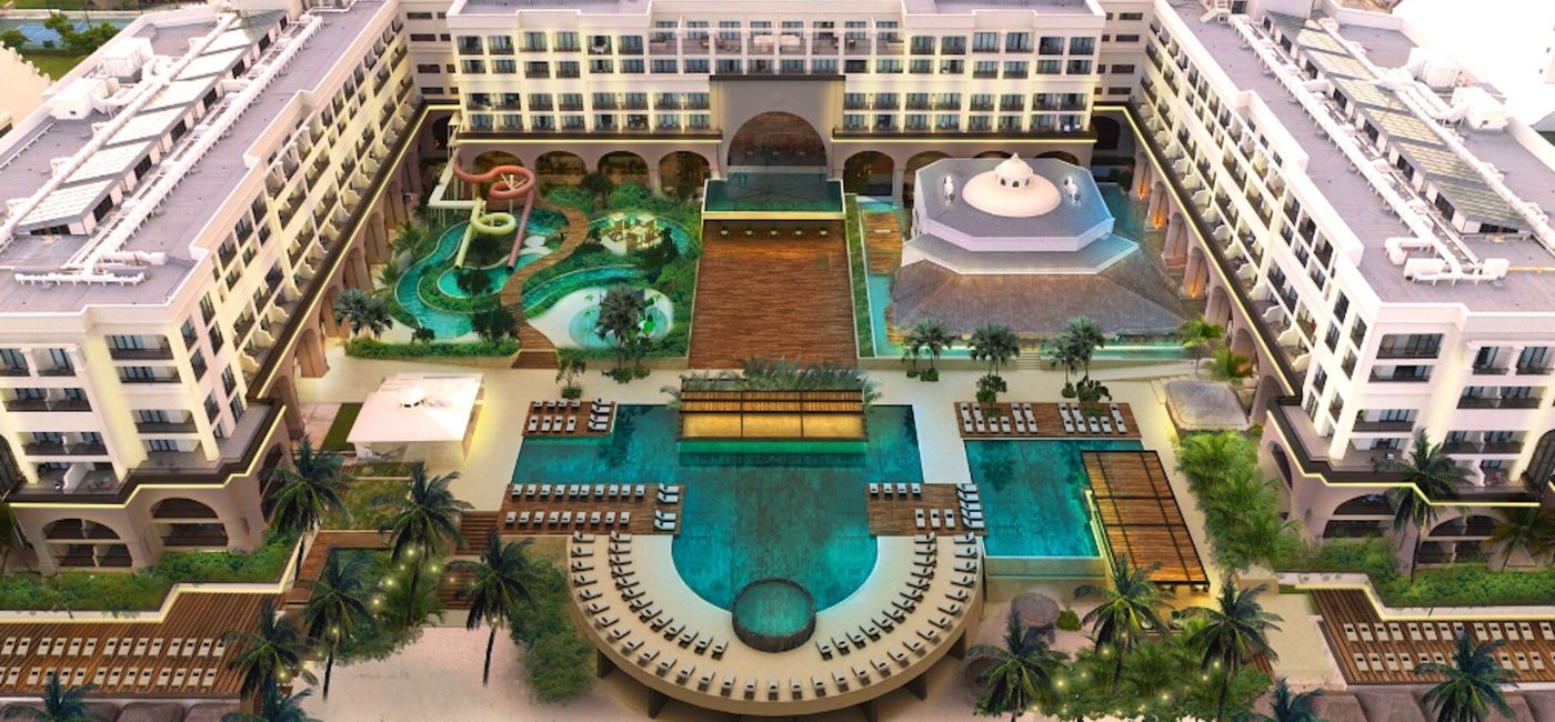 Image: A rendering of the Marriott Cancun, an All-Inclusive Resort. (Photo Credit: Marriott International)