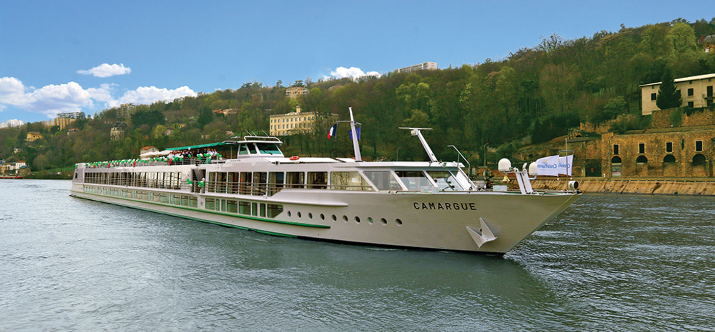 Image: CroisiEurope's 54-cabin MS Camargue offers six- to eight-day cruises roundtrip from Lyon with stops in Mâcon, Vienne, Arles, Avignon, Viviers and Tournon along the Rhône and Saône rivers.