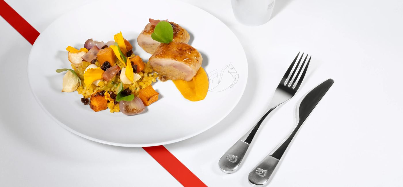 Image: Boulud's La Premiere dish onboard Air France (Photo Credit: Air France)
