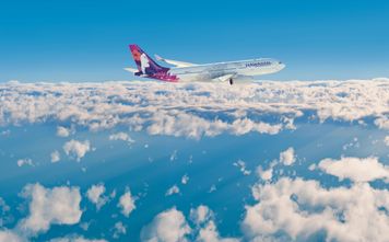 Hawaiian Airlines plane.