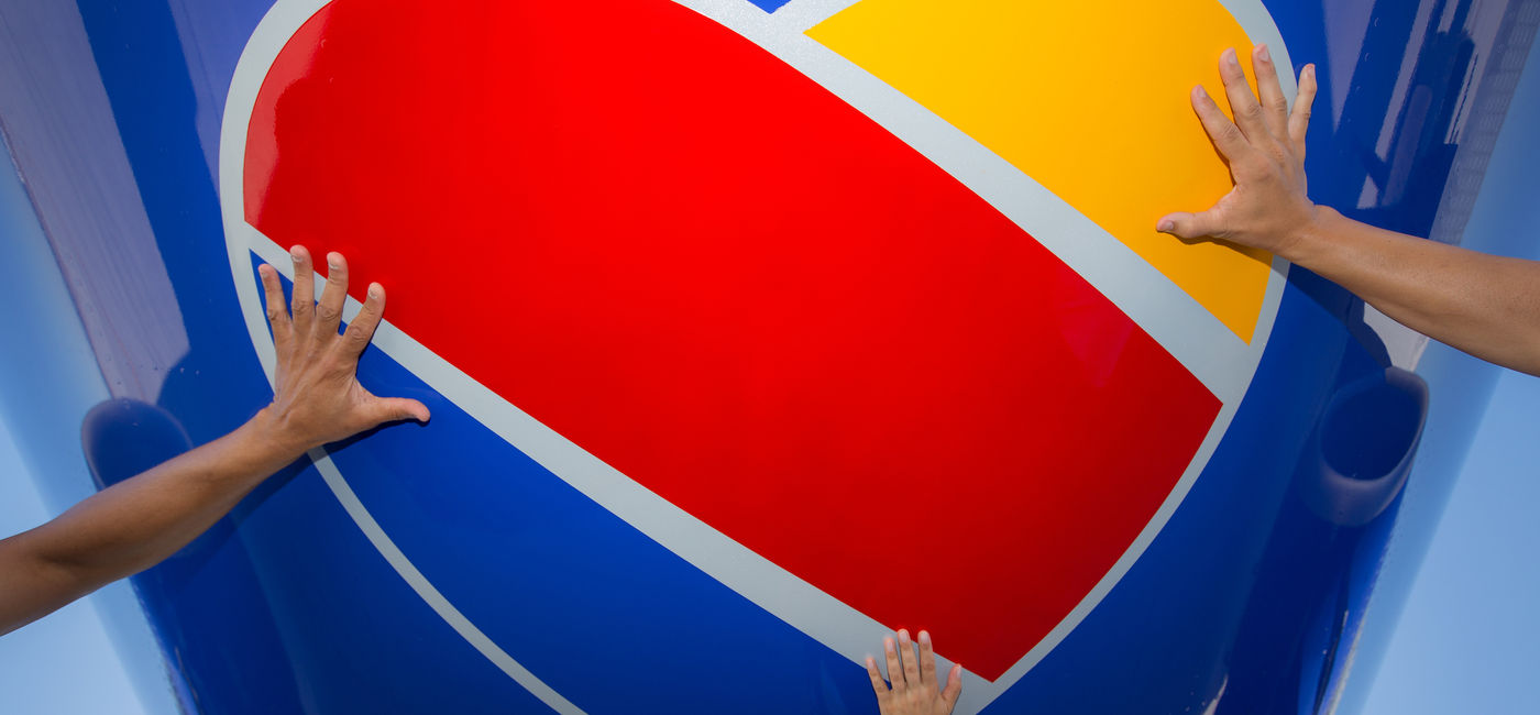 Image: Southwest Airlines' signature heart logo. (photo courtesy of Southwest Airlines)