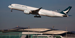 Cathay Pacific Airways plane,