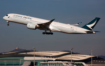 Cathay Pacific Airways plane,