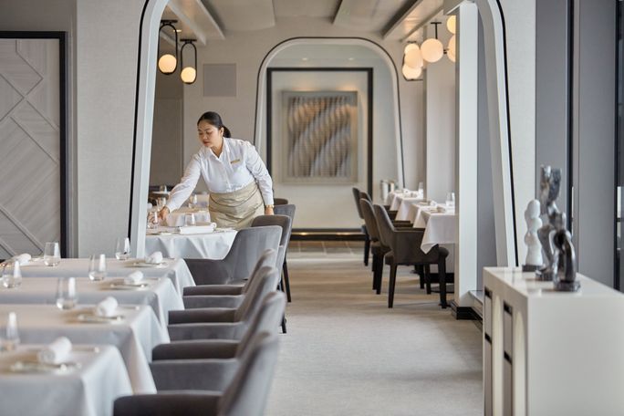 Anthology is Explora Journeys' signature fine dining experience, available on both of its ships. Explora Journeys, cruise dining, fine dining at sea, anthology