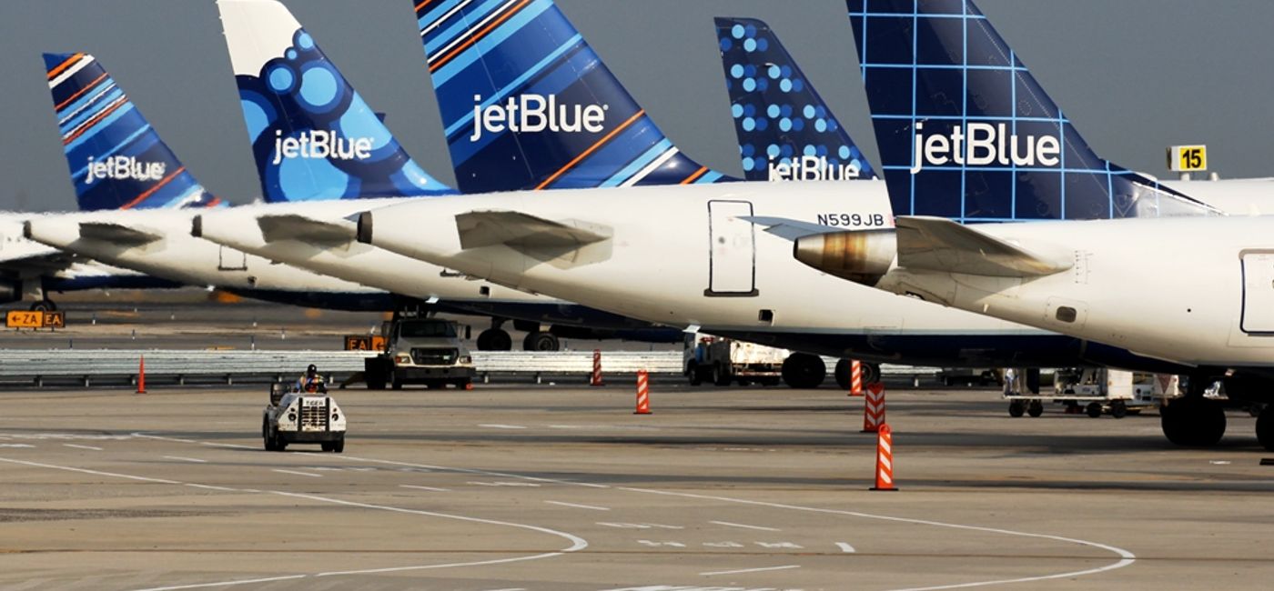 Image: Jet Blue Tail Fins (Photo via JetBlue) (Photo Credit: jetBlue)