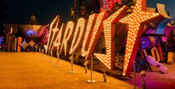 Las Vegas' Neon Boneyard Museum at Night