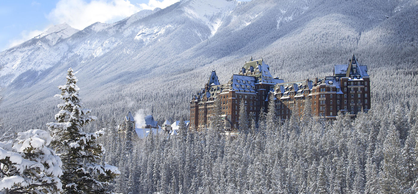 Image: Fairmont Banff Springs in the winter (photo courtesy Historic Hotels of America)