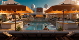A rendering of the new Celebrity Pool Club on Celebrity Reflection