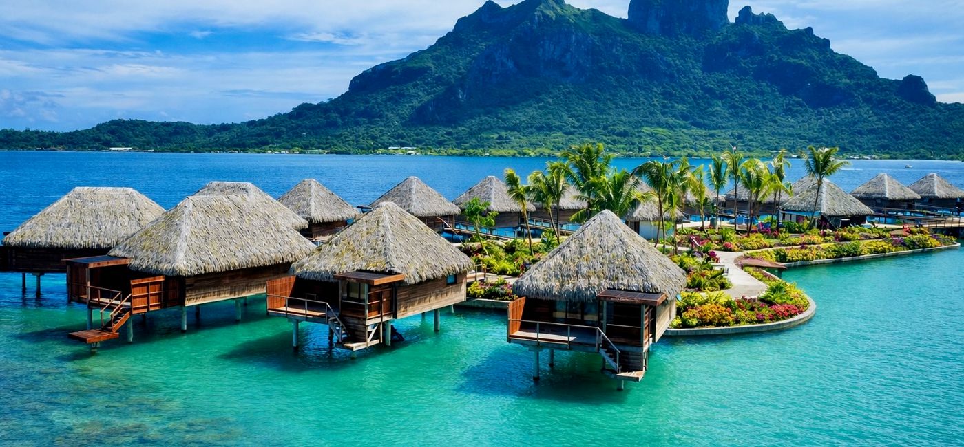 Image: Bloody Mary's Sunset Suites and Horizon View. Bora Bora (Photo Credit: Supplied)