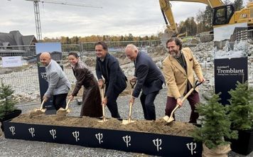 Groundbreaking at Club Med Tremblant