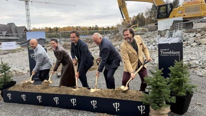 Groundbreaking at Club Med Tremblant Groundbreaking at Club Med Tremblant