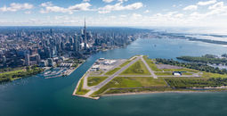 Billy Bishop Toronto City Airport aerial.