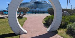 Regent Seven Seas Cruises' Grandeur at Moongate in Bermuda.