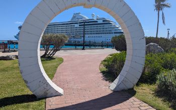 Regent Seven Seas Cruises' Grandeur at Moongate in Bermuda.