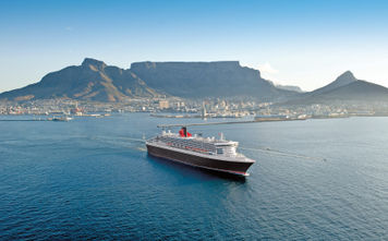 Queen Mary 2 in Cape Town, South Africa