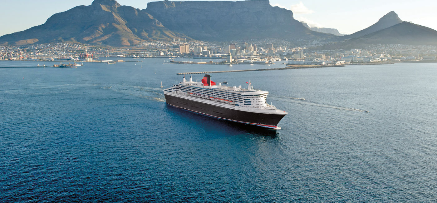 Image: Queen Mary 2 in Cape Town, South Africa (Photo Credit: Cunard)