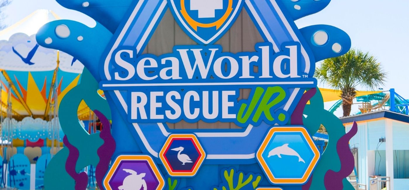 Image: Entrance to SeaWorld San Antonio's new "Rescue Jr." park area. (Photo Credit: SeaWorld)