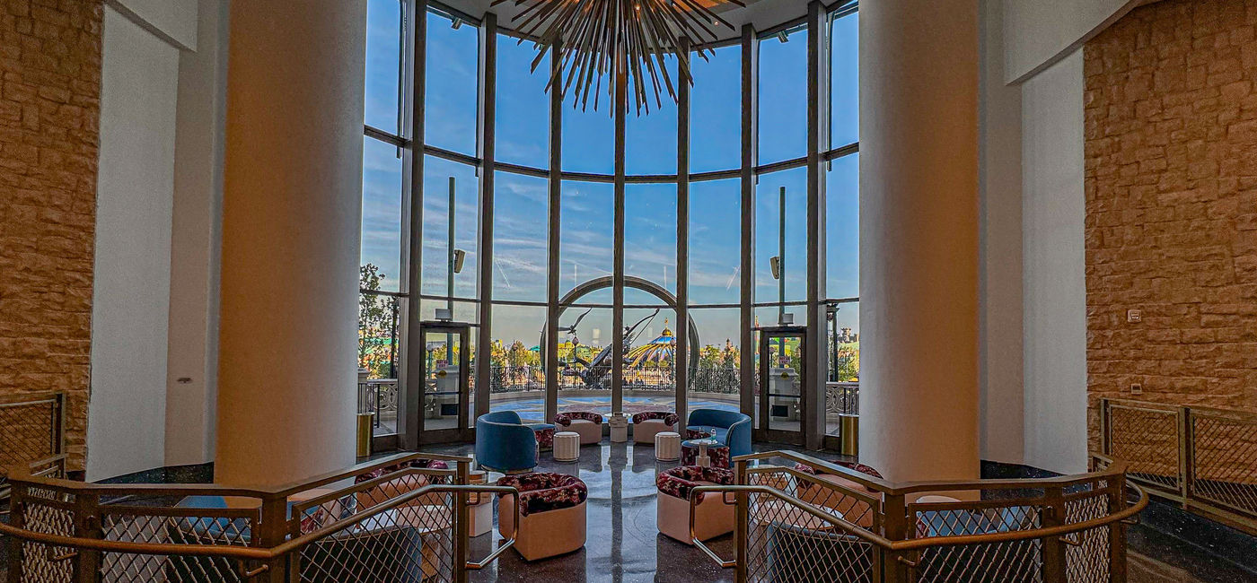 Image: Universal Helios Grand Hotel lobby. (Photo Credit: Universal Destinations & Experiences Media)