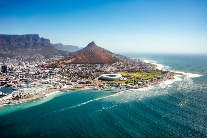 Aerial view of Cape Town, South Africa Aerial view of Cape Town, South Africa