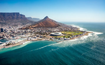 Aerial view of Cape Town, South Africa