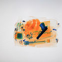 Xray of luggage with a hidden pistol, TSA, gun, handgun, firearm, airport,